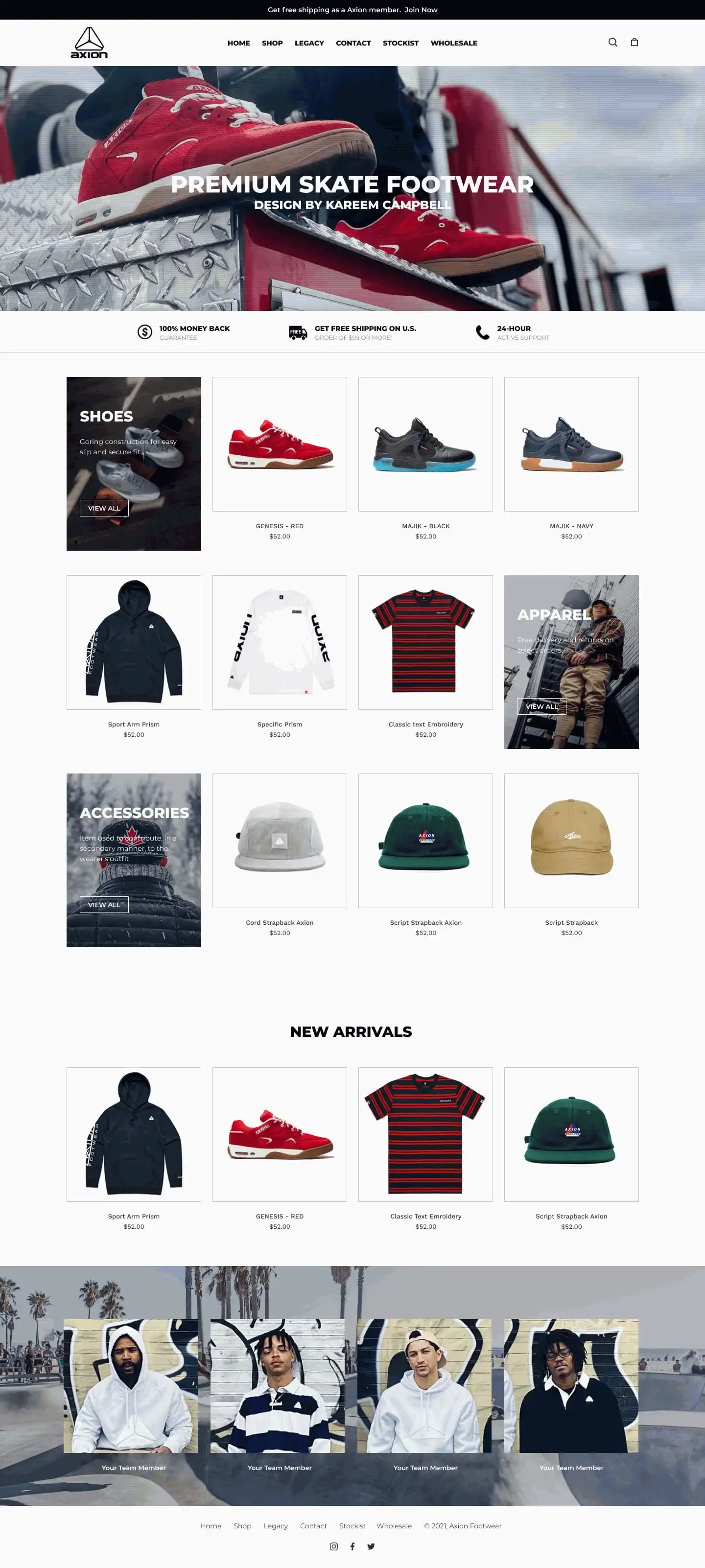 Ecommerce Storefront Design